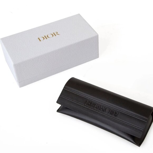 NEW AUTHENTIC DIOR SUNGLASSES DIORBOBBYSPORT M1U 10A1 Shiny Black/Gradient Smoke - Picture 3 of 3